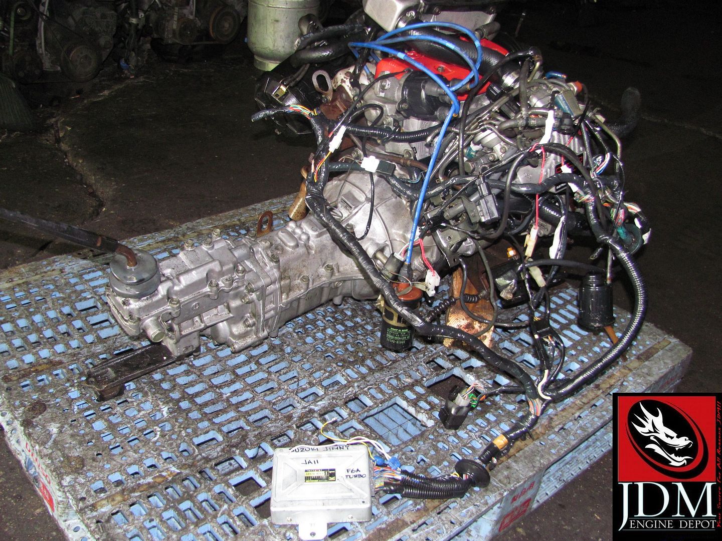 SUZUKI JIMNY JA11 TURBO ENGINE TRANSMISSION ECU JDM F6A eBay